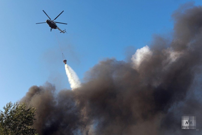 Пожарный вертолет ми-8