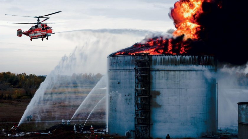 Пожарный вертолет МЧС