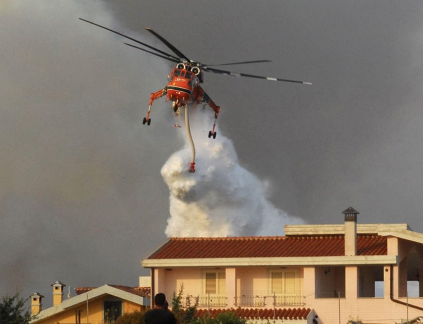 Вертолет "пожарный"