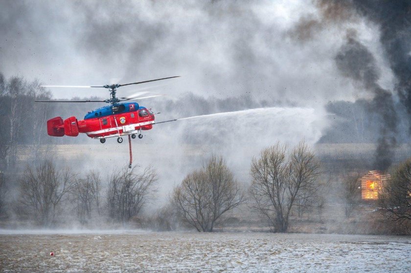 Пожарный вертолет ка-32