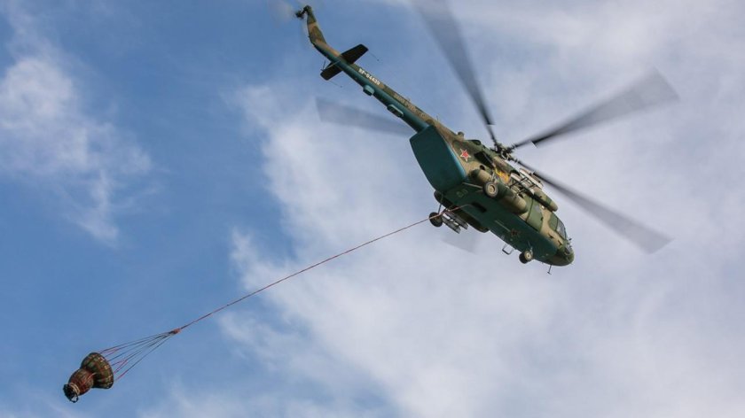 Вертолет ми-8 с ВСУ-5