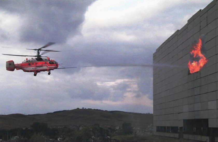 Дрон для тушения пожаров