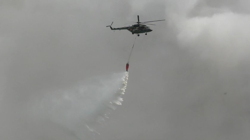 Вертолет "пожарный"