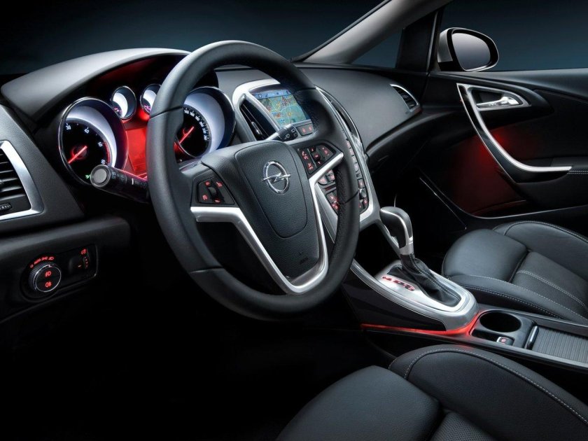 Opel Astra j салон