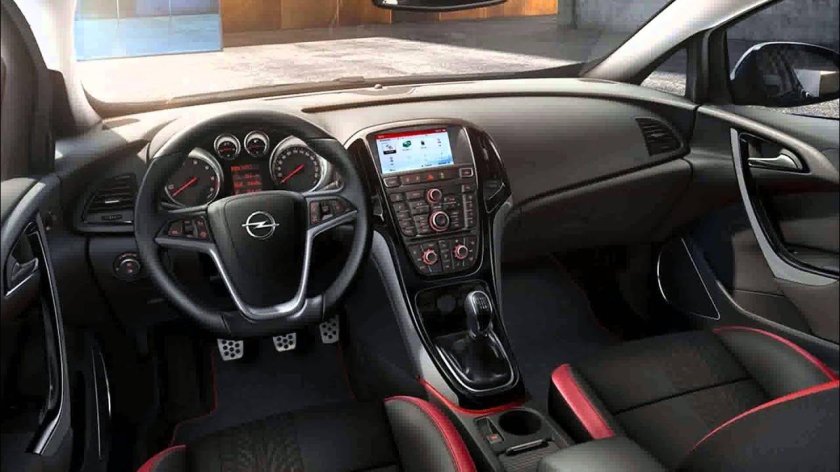 Opel astra 2014 салон