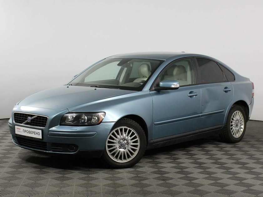 Вольво s40 голубая