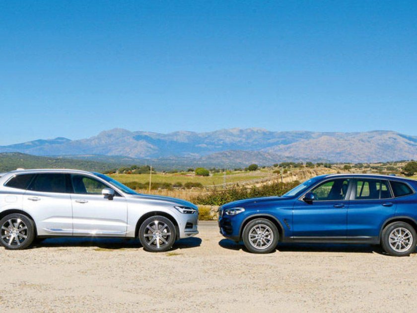 Bmw x3 и volvo xc60