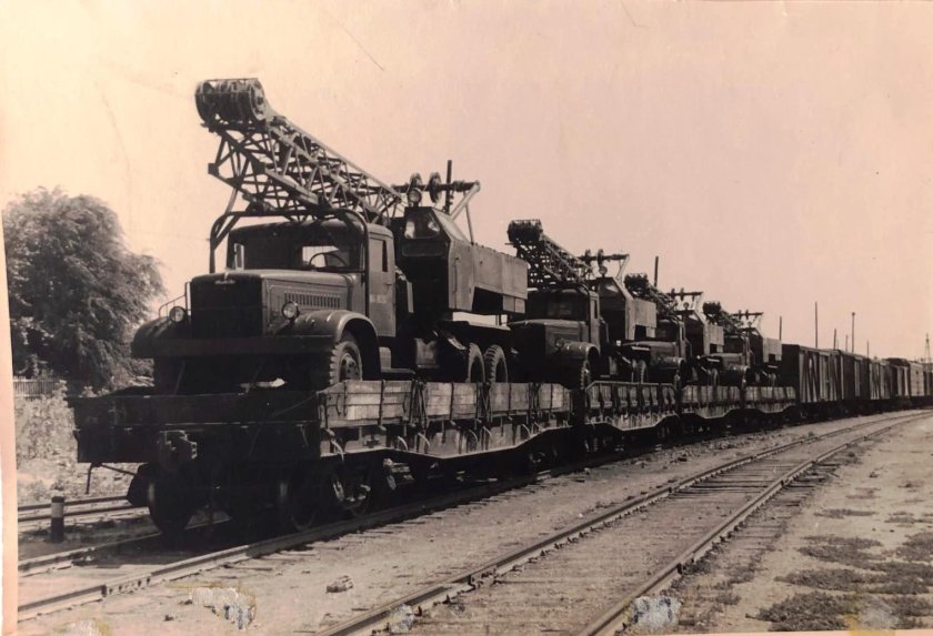 Кран к-104 ЯАЗ-210