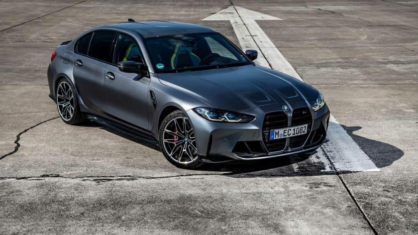 BMW m3 Competition (2021) серый