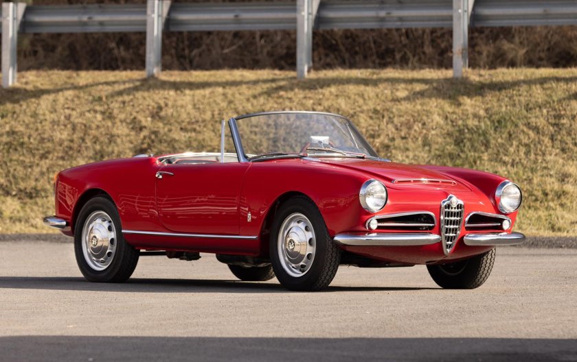 1958 alfa romeo giulietta spider
