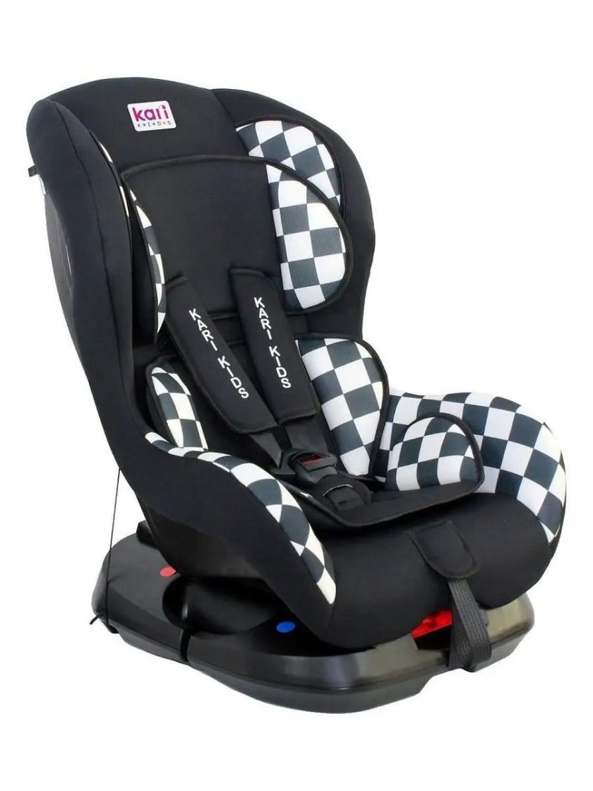 Автокресло группы 0+/1 (0-18 кг) KARIKIDS 303 Lux, клетка