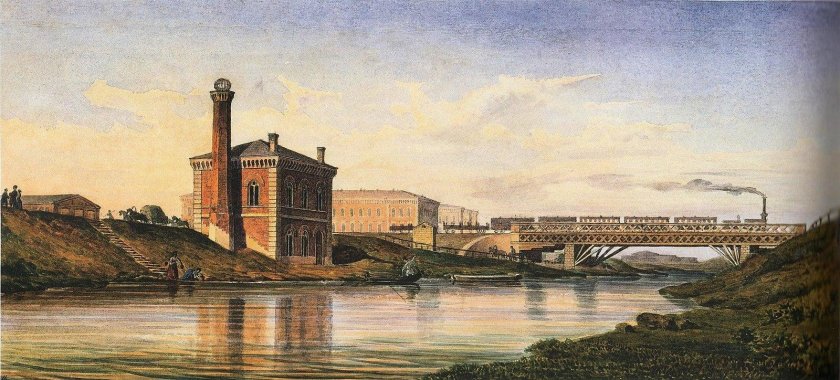 Водокачка Петербург 19 века