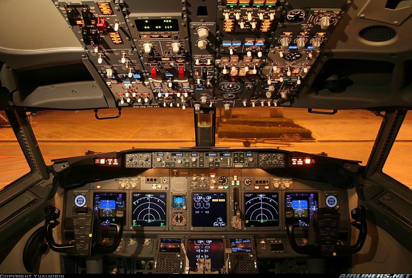 Приборная панель Boeing 737