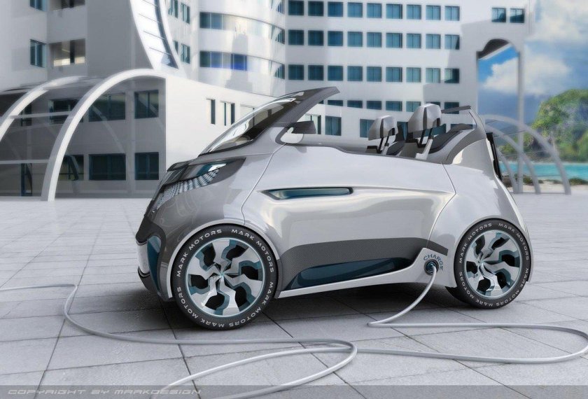 All electric car