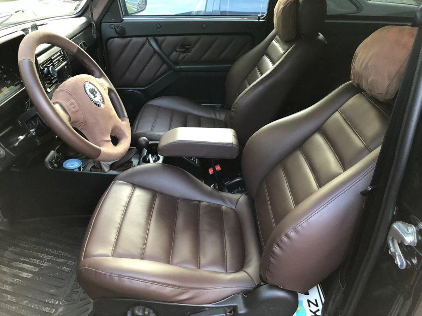Нива 4х4 салон кожа