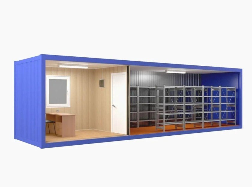 Блок-контейнер пост охраны "по-01.4.0-2.4.а2.СП.М"