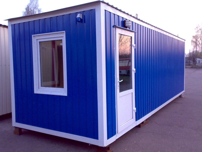 Мобильная баня блок-контейнер 6х2.5