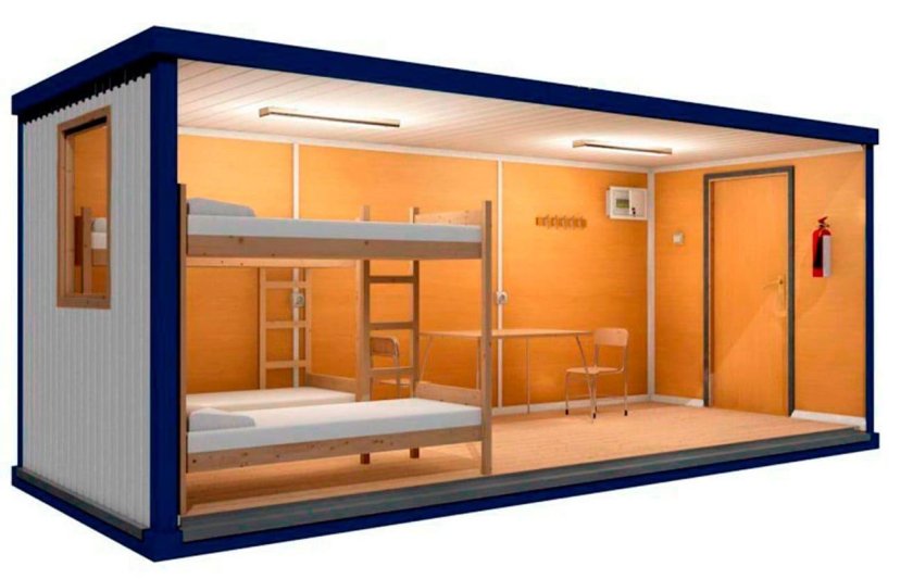 Жилой вагончик бытовка 20 футовый