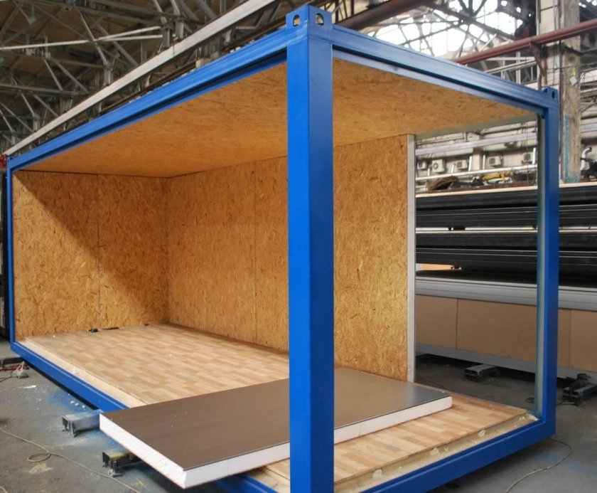 Блок контейнер из сэндвич панелей