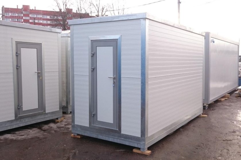 Блок-контейнер из сэндвич панелей Дорхан