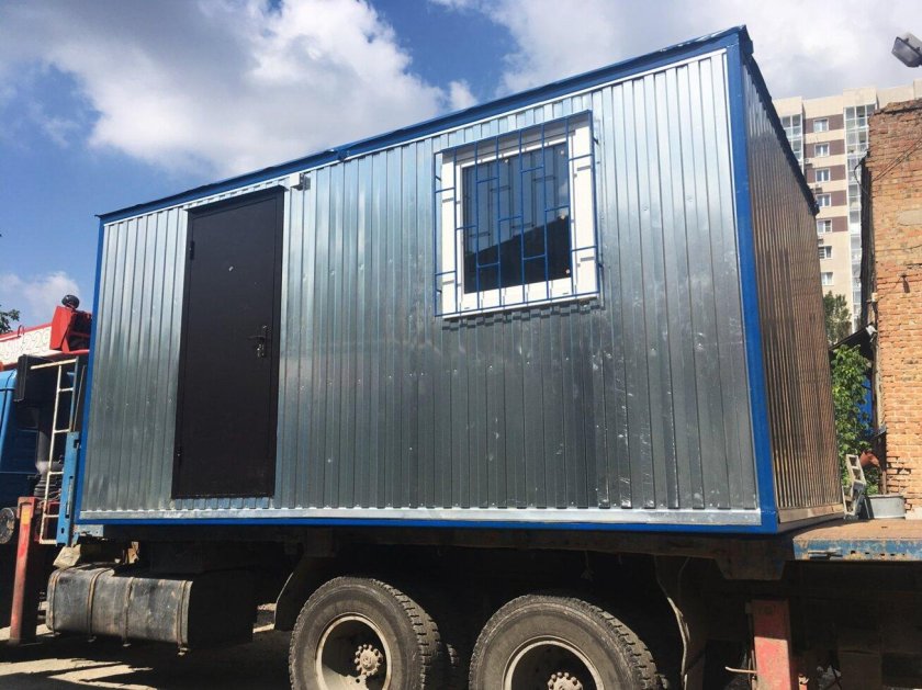 Габариты перевозных бытовок