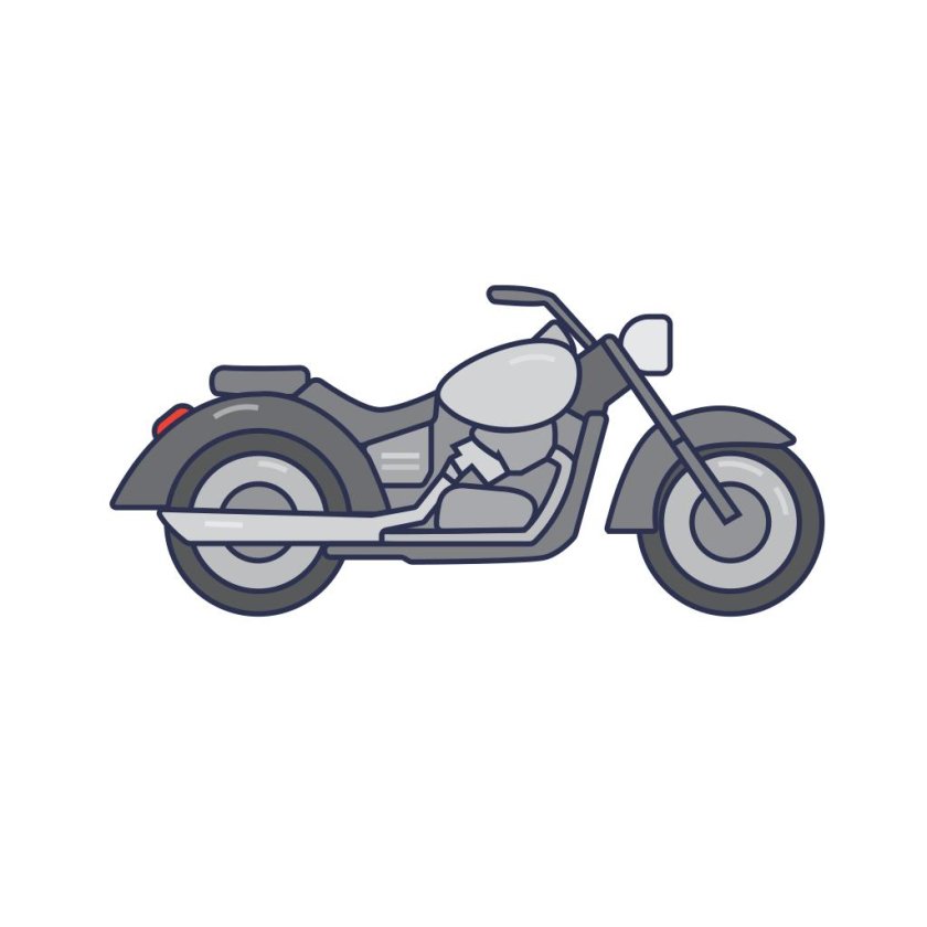Нарисовать мотоцикл