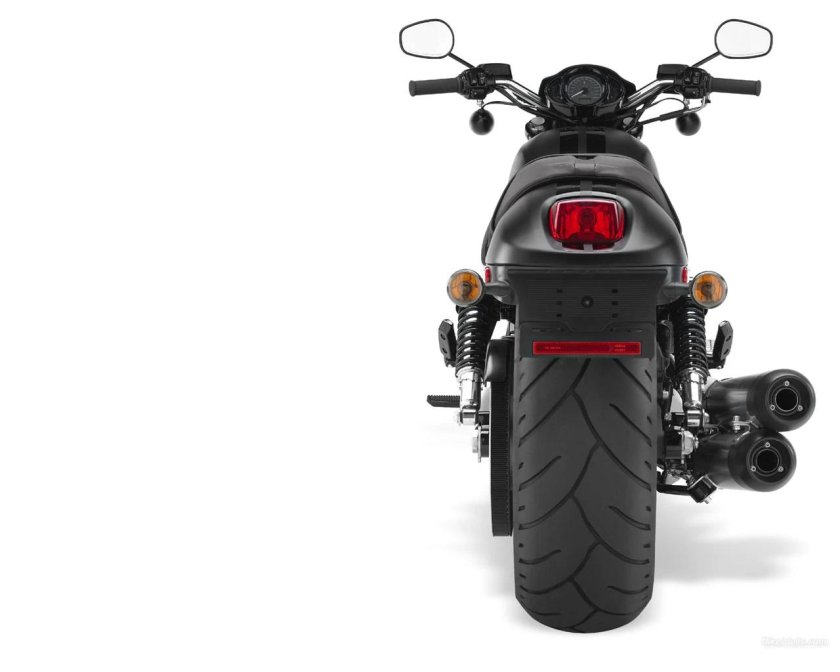 Harley Davidson сзади