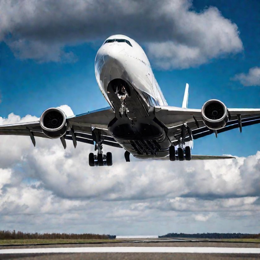 Самолет в полете