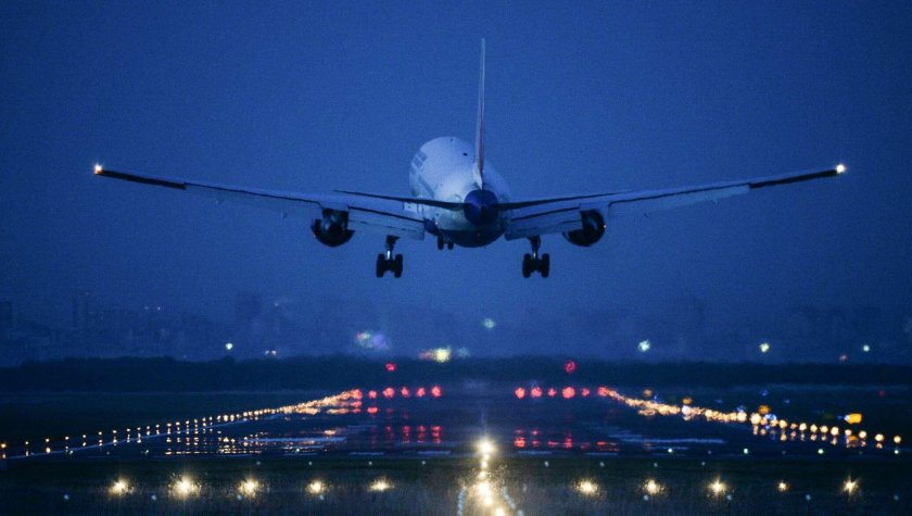 Взлет самолета