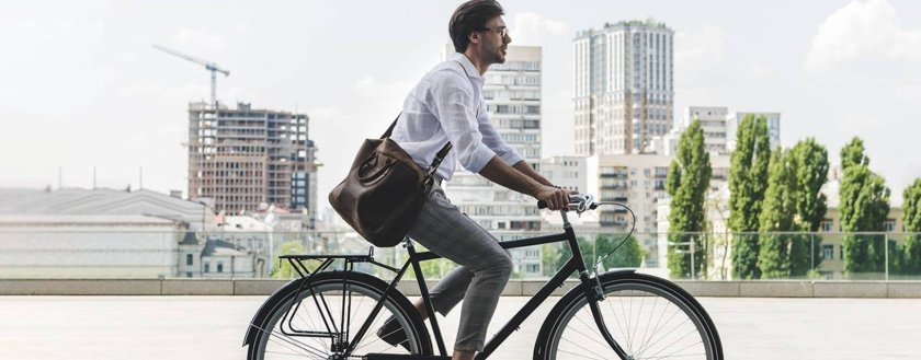 Городской велосипед люди