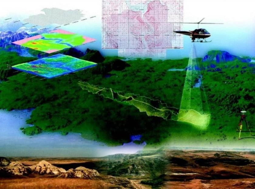 Воздушное лазерное сканирование Геоскан