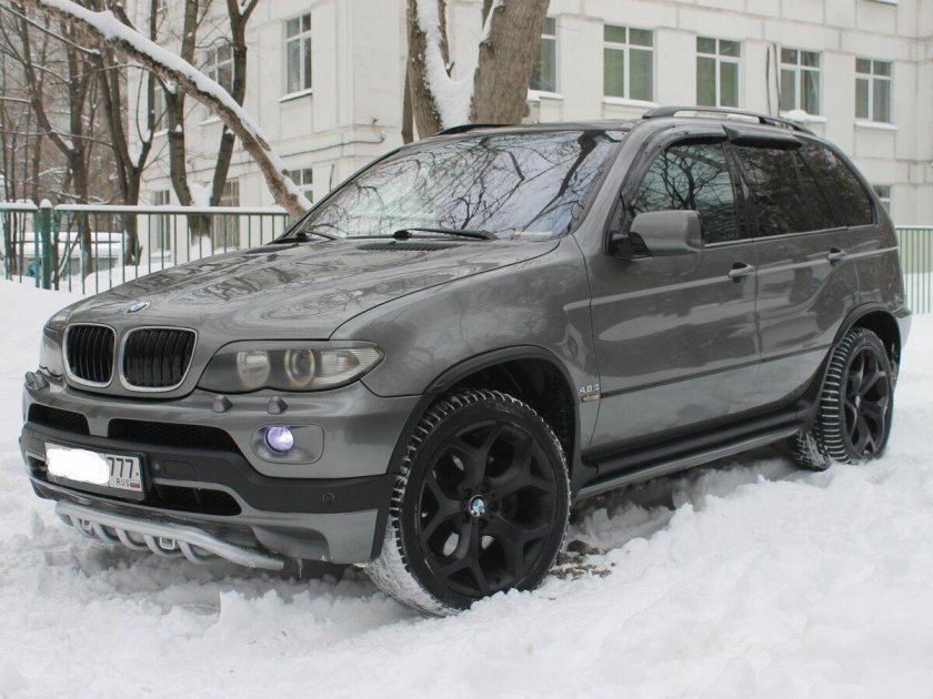 Х5 е53 Рестайлинг серый