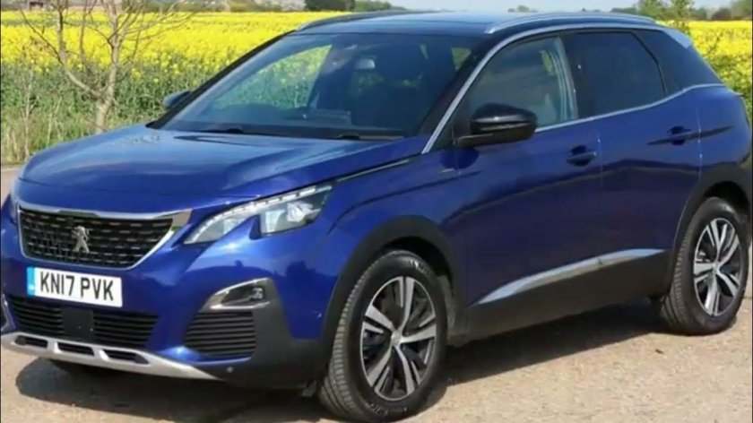 Пежо 3008 синий