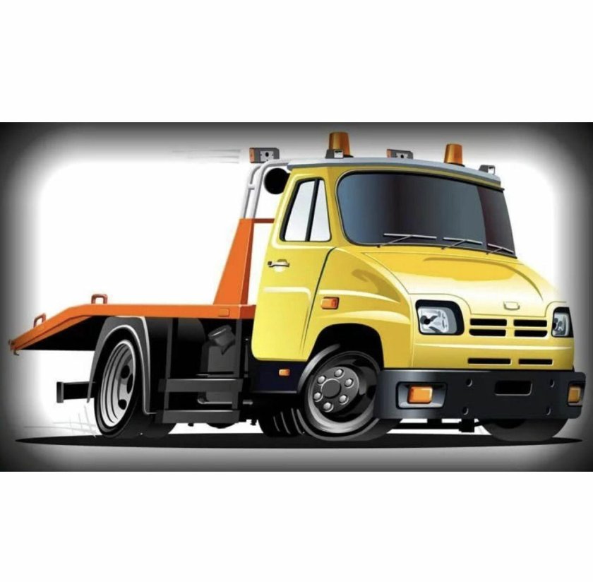 Мультяшный эвакуатор