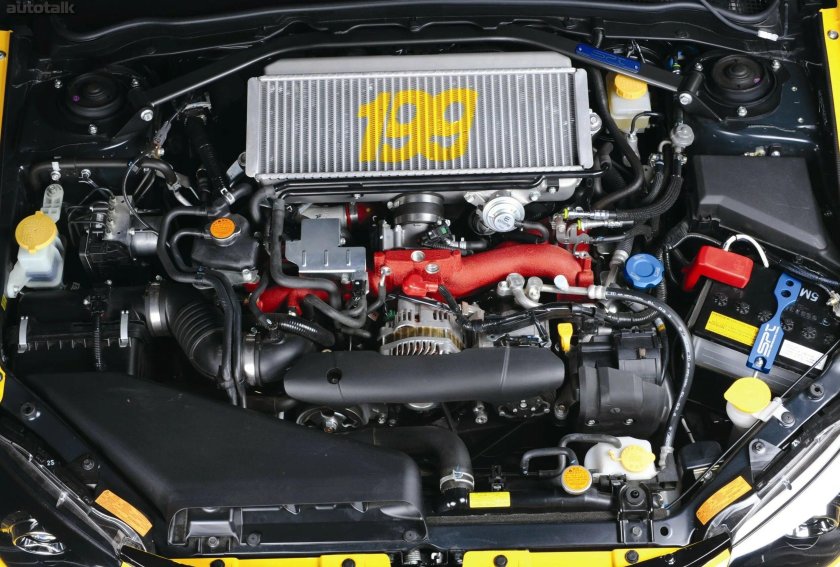 Subaru WRX STI 2007 под капотом