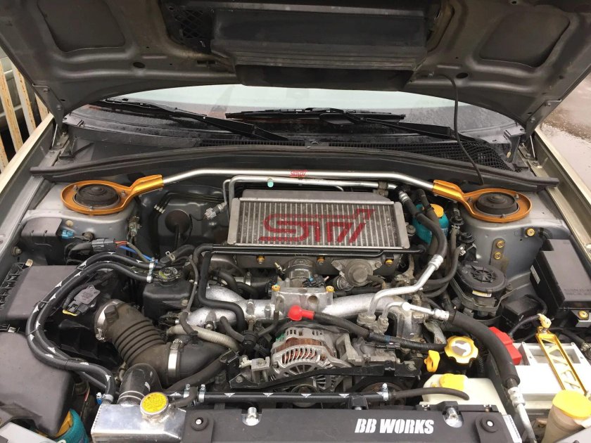 Субару Форестер sg5 под капотом