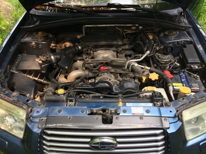 Субару Форестер sg5 под капотом