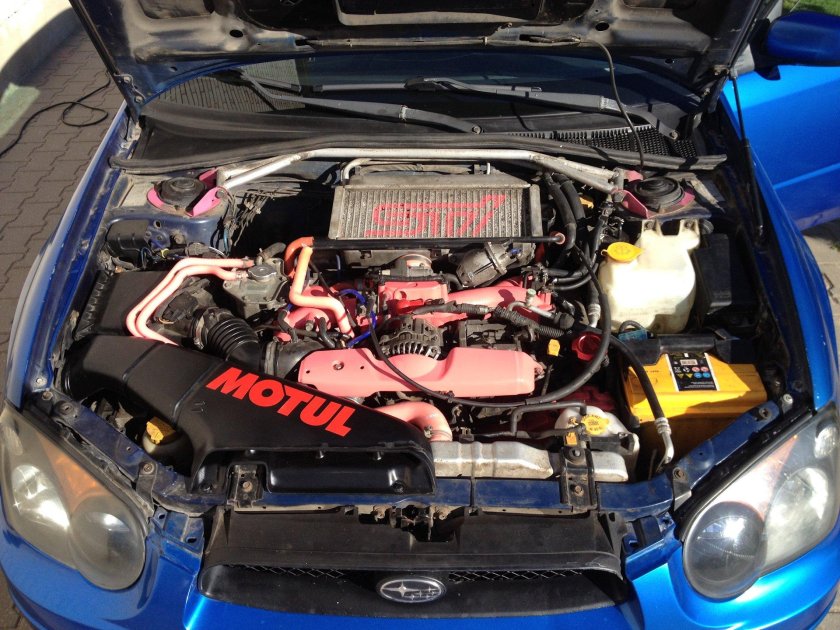 Subaru WRX STI под капотом