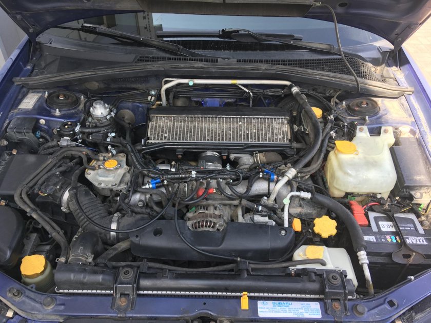 Субару Форестер sg5 под капотом