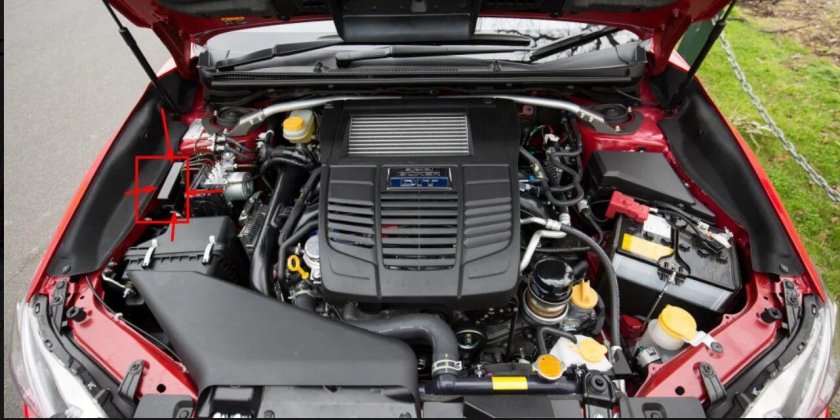 Подкапотка Subaru Levorg