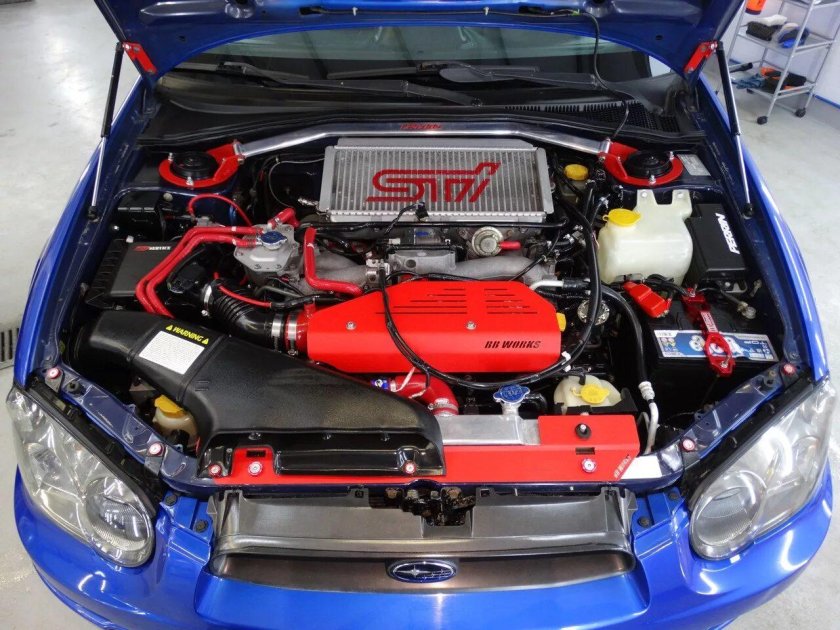 Подкапотка Субару Импреза