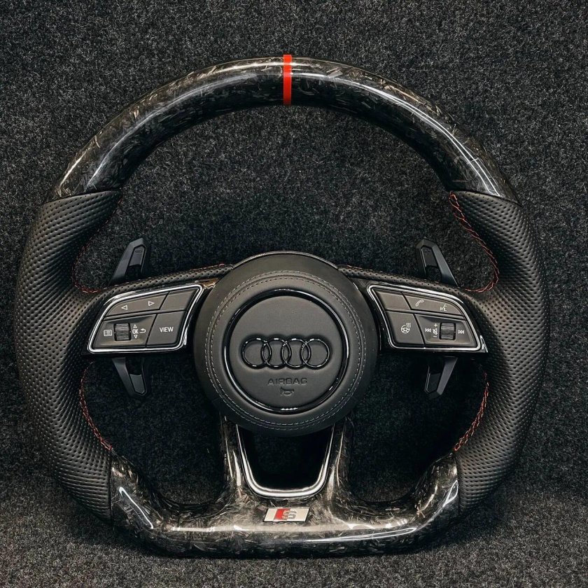 Руль Ауди кованый карбон