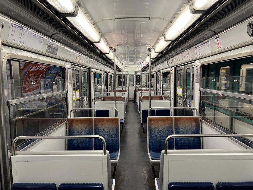 Вагоны метро парижа