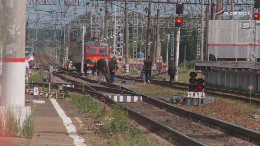 Турникеты на ЖД станции Серпухов