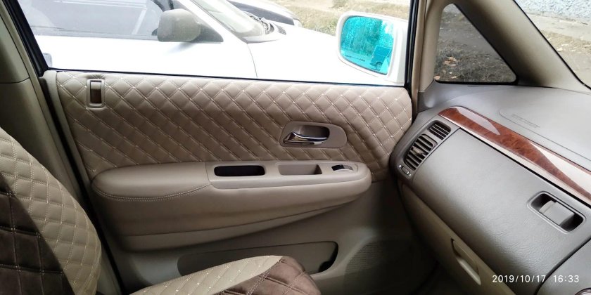 Перетяжка дверных карт тойота премио 240