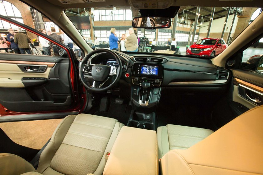 Honda CRV 2017 салон