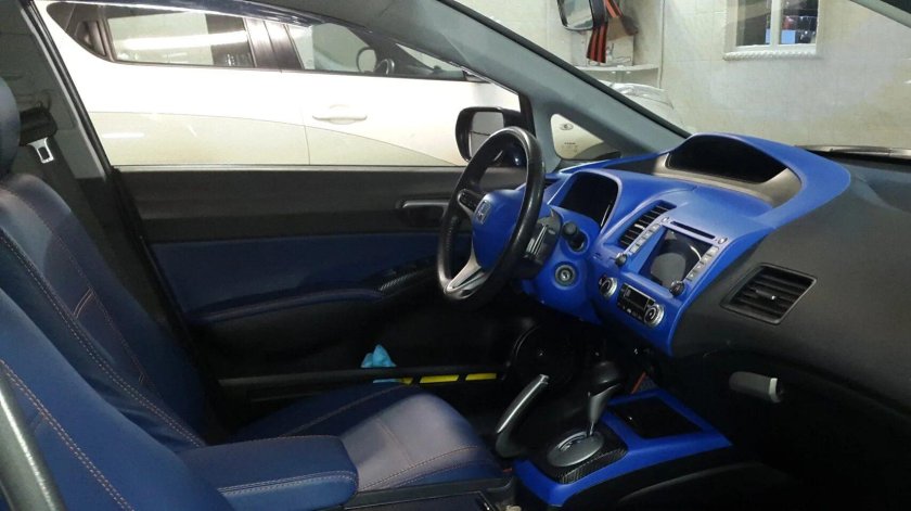 Honda Civic 4d синий