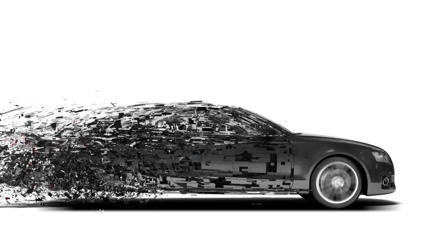 Разлетающиеся пиксели