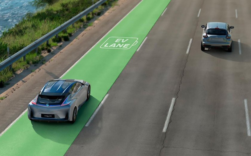 Полоса для электромобилей