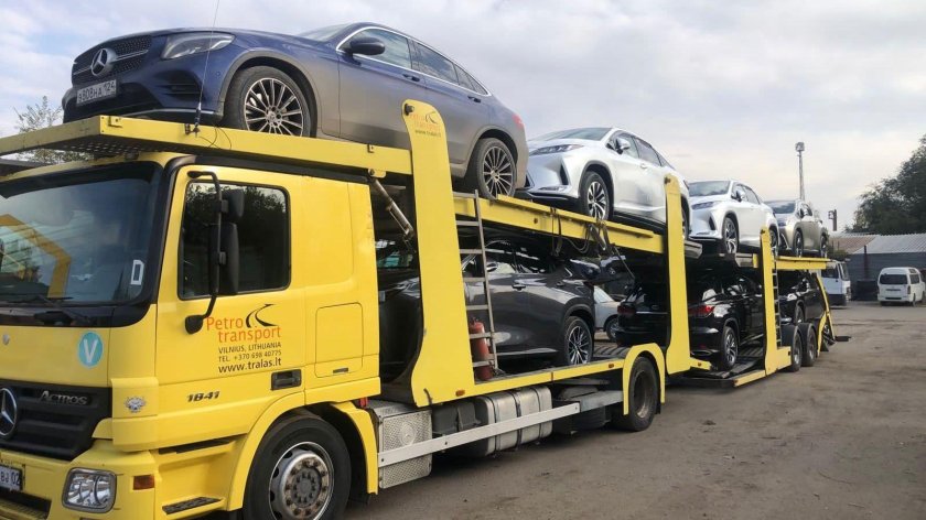 Мерседес бенц актрос автовоз